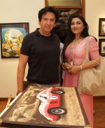 Kailash & Aarti Surendranath at Royals Art Exhibition on 30th March 2016